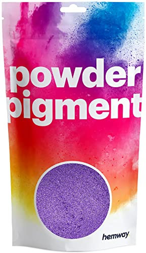 Hemway 100 g / 3.5 oz Metallic Purple Dye Pigment Powder | Luxury Premium Dye for Epoxy, Resin, Polyurethane Paint, Jewellery, Table Tops & Resin Floors | Colour Enhancement | Vegan & Toxin-Free