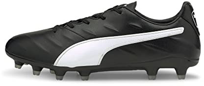 PUMA Unisex King Pro 21 FG Fussballschuh, Black White, 40.5 EU