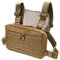 CLAPE Universal Chest Rig Bag Radio Walkie Talkie Brusttasche Herren Harness Taschen-Pack Rucksack Two Way Verstellbar Funktionelle Chest Front Bag Taktische Schutzweste Schulterholster