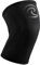 Rehband Benda per ginocchio Rx, fascia per ginocchio in neoprene da 7 mm per sollevamento pesi e powerlifting, protegge le articolazioni e stabilizza i muscoli, Colore:Carbon/Nero, Misura:S