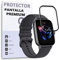 REY Protecteur 3D pour AMAZFIT GTS 3 - AMAZFIT GTS 4, Noir, Protection Complète, 3D, 4D, 5D