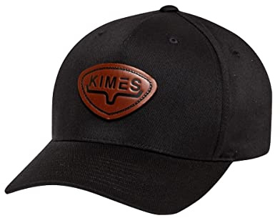 Kimes Ranch 5 Panel Fender Cap Adjustable Snapback Hat, Schwarz, Einheitsgröße