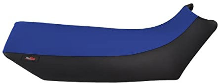 Moto Discovery Sitzbankbezug kompatibel mit Yamaha XT600 / XT400 Artesia 1992-1995 schwarz/blau