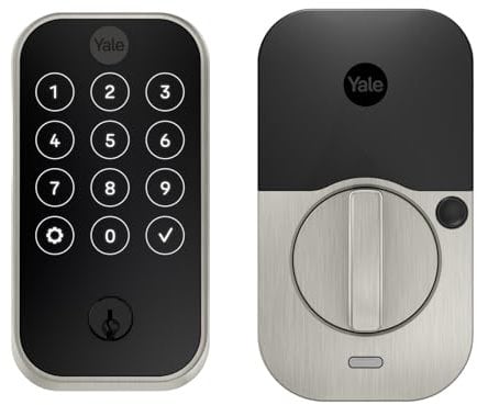 Yale Assure Lock 2 YRD420-BLE-619 - Touch screen illuminato con chiave e Bluetooth, in nichel satinato (chiave e accesso senza chiave Smart Lock)