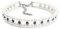 RayMinsino Pet Pearl Strass Halsband Katze Hund Halskette Verstellbar Kleine Hunde Halsband, Blau