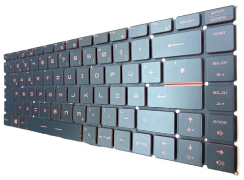 T-ProTek DEUTSCHE - Tastatur Keyboard kompatibel für MSI GF65 Thin 10UE-043NE