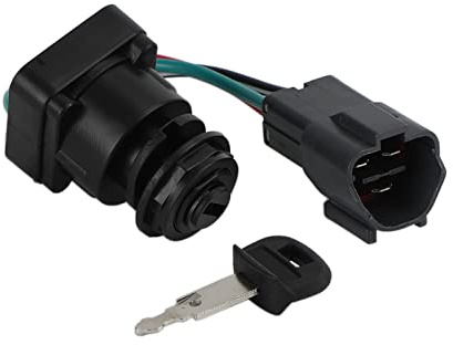 Topteng Ignition Switch RC411-53964 HRC40-53960 adapté pour Kubota Excavator(KX Series) KX91 KX161 KX41 KX080 KX121 KX71, adapté pour Kubota Excavator(U Series) U45 U15 U25 U35