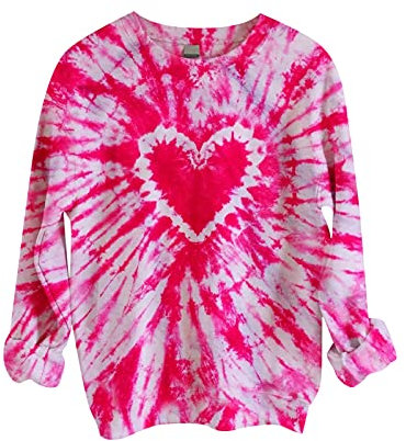 rtdgcv Hoodie Damen Lang Damen Weihnachten Loose O-Neck Print Long Sleeves Easy Shirts Blusen Tops Basic Hoodie (Pink, L)