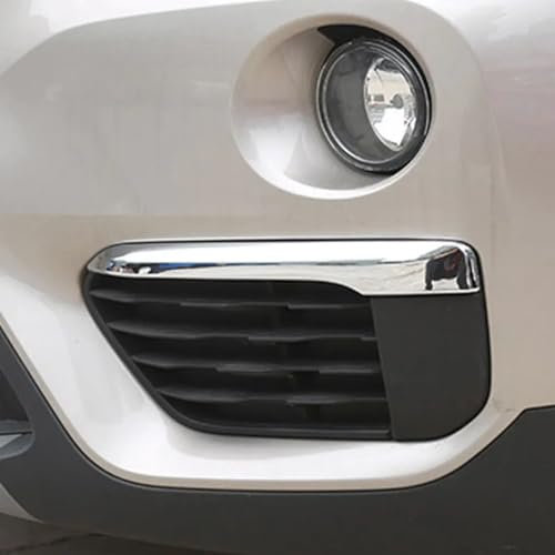 HATHWAY Passend für BMW X1 F48 2016–2019, Auto-Nebelscheinwerfer-Abdeckung, 2 Stück/Set Chrom-Nebelscheinwerfer-Streifen-Abdeckungsverkleidung, Auto-Modifikation