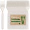 HAAGO - 200 Forks Cutlery Set - Reusable, Dishwasher Safe Heavy Duty Cutlery for Parties, Weddings, Events, for Hot & Cold Food - White 18cm / 7