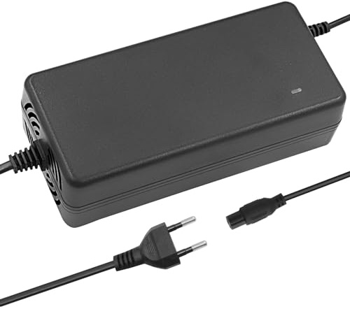 Hauteook 54,6V 2A Li-ION Chargeur de Batterie avec 3P - gx12 Adaptateur Secteur E - Cooter Compatible pour vélo électrique 13s 48v