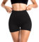 Sanpetix Sports Shorts Damen, High Waist Blickdicht Leggings Shorts für Damen Schwarz 1 Pack LXL