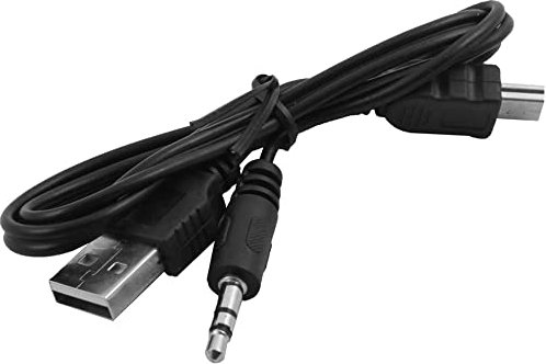 XYWHPGV Audio Jack da 3,5 mm USB 2.0 tipo A maschio a mini USB tipo B maschio cavo dati 3 pezzi(14f15 b2d04 08406 33 e6303 f050f