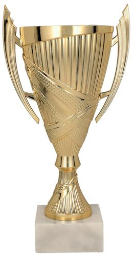 Larius Trophée de football avec texte au choix (sans texte au choix, S)