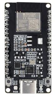 Waveshare ESP32-H2 Microcontroller (with Pinheader), 96MHz Processor, ESP32-H2-MINI-1-N4 Module, Built In 4MB Flash, Supports BLE/Zigbee/Thread Wireless Communication