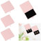 DECARETA 4 Scatoline Porta Gioielli Rosa Mini Confezione Gioielli Rosa 6 * 6cm Scatola Regalo Gioielli Rosa Scatoline Porta Orecchini Anelli Collana a Cassetto con Coulisse