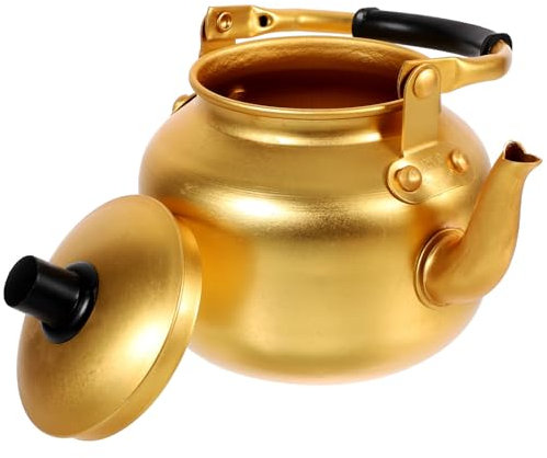 IMIKEYA Thickened Aluminum Electric Kettle Insulated Portable Kettle Navy Blue
