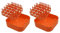 TORR Freidora Aire Bandejas de Tocino de Silicona Soporte para Utensilios de Cocina de Tocino para Microondas Soporte para Tocino para Horno Antiadherente, con Caja de Almacenamiento