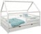 Ehrenkind® Hausbett Sona mit Bettkasten aus massivem Kiefernholz Weiß 90x200 cm