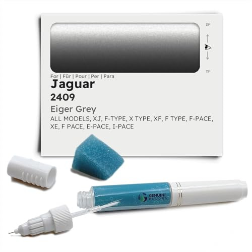 Genuine Colors Lackstift Eiger Grey 2409 für Jaguar Grau XJ F-Type X Type XF F F-PACE XE PACE E-PACE I-PACE