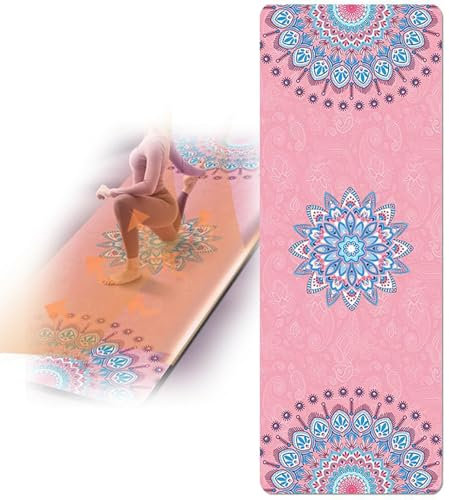 Elektrisch Beheizte Yogamatte For Damen Und Herren, Weiche TPE-Trainingsmatte, Rutschfeste Trainingsmatte, 4,5 Mm Dicke Trainingsmatte, Fitnessmatte, Temperatur Einstellbar 10–60 °C, For Yoga, Pilates
