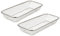 Gadpiparty 2pcs Stainless Steel Dishwasher Basket Small Cutlery Holder for Efficient Drainage Rustproof Storage for Kitchen Utensils and Baking Tools