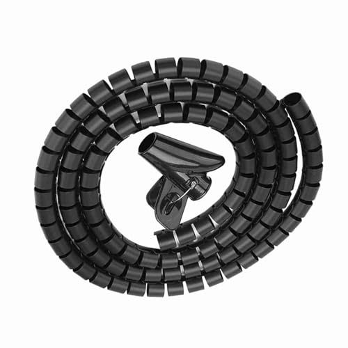 Spiralkabelaufwicklung, Hydraulikschlauchaufwicklung Hydraulikschlauchschutz Mit Verschiedenen Größen Zur Auswahl 1 Stück Spiralaufwicklungsrohr, Schwarz, Weiß, Silber (1,5 m *