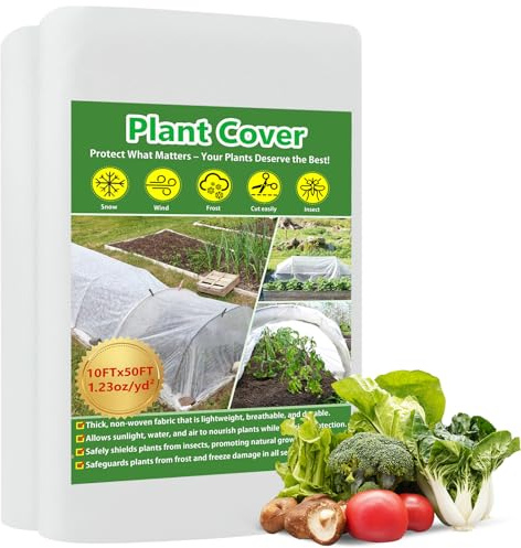 GUKULIVEL Pflanzenabdeckung Winter Schutzvlies 3x15M – 35gsm Atmungsaktives Gartenvlies Frostschutz für Pflanzen, Abdeckvlies für Hochbeet, Pflanzenschutzhaube & Vlies Garten gegen Kälte & Wind