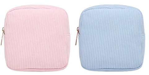 Paquete De 2 Bolsas De Almacenamiento De Servilletas Sanitarias, Mini Bolsa De Almacenamiento, Bolsa De Almacenamiento Portátil, Bolsa De Almacenamiento Simple