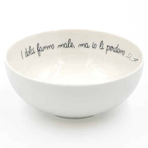 LA PORCELLANA BIANCA - Gli Onesti Ciotola Cereali ⌀ 14 cm, Porcellana