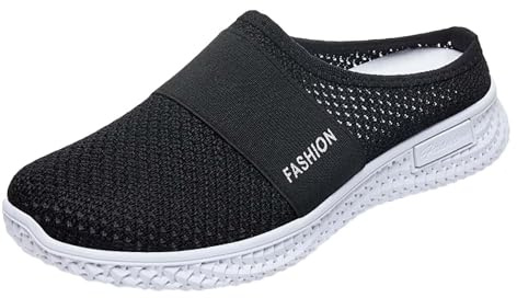cfpqv Pantoufles orthopédiques pour femme - Avec coussin d'air - Respirantes - En maille - Pour l'été - Chaussures de marche - Sabots de jardin - Antidérapants