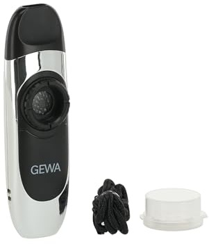 GEWA Kazoo - ABS Kunststoff - Einstellring für Klangfarben - Mit Handschlaufe und Ersatzmembran - Farbe silber