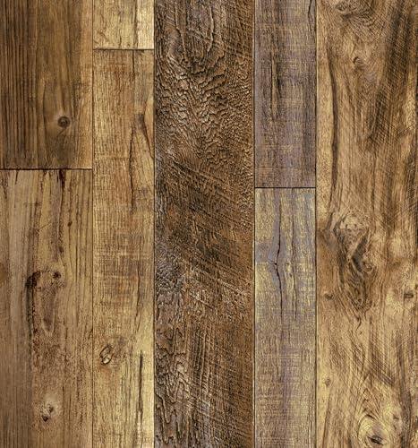xupingjiti Selbstklebend Tapete Holz Wandpapier Selbstklebende Wandaufkleber Holzoptik Klebefolie Möbel 44x300cm Holzfolie Möbelfolie Selbstklebende Folie für Möbel Küche Schrank Wasserdicht