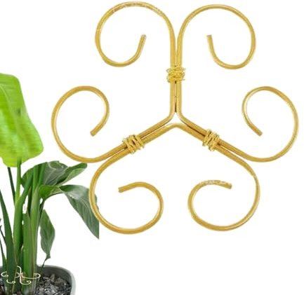 Blumenstängelstütze, verstellbar, wiederverwendbar, aus Eisen für Stiele, Gartenstützen für Ranken, Gladiolen, Orchideen, Geldbaum, Kletterpflanzen