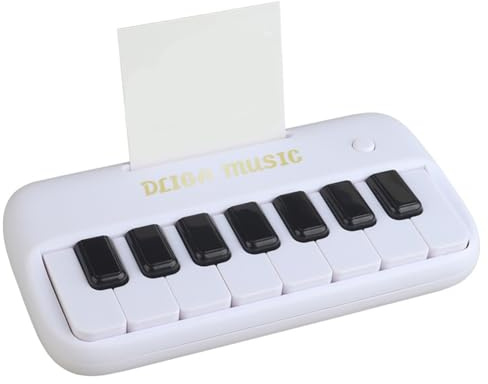 Yominerr Mini Pocket Piano Tragbarer 15 Tasten Digitaler Keyboard Unterricht Musikinstrument