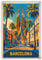 Barcelona - Spain - Jumbo Artistic Fridge Magnet 96 x 67mm