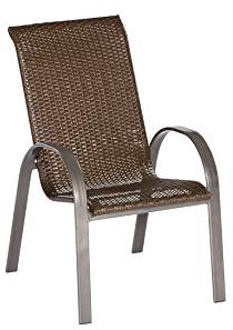 MERXX Varese Stapelsessel, 2er Set, Graphit/braun