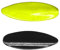 FTM Tornado Inline Spoon - Forellenblinker zum Spinnfischen auf Forellen, Blinker zum Spinnangeln, Durchlaufblinker, Gewicht:3, 5g, Farbe:Black/UV Chartreuse