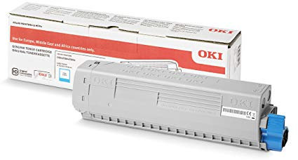 OKI 47095703 passend für C824 Toner Cyan 5000 Seiten, Black