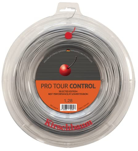Kirschbaum Pro Tour Control 200 M Silber Tennis Saitenrolle 200m Monofil Silber 1,28