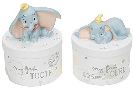 Disney Dumbo 3D Lockendose und Zahndose im Set - Geschenkset