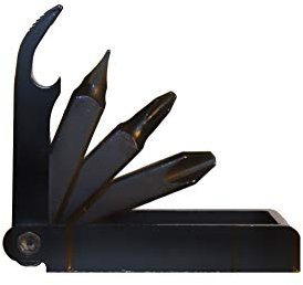 FixMfg ROUNDHOUSE TOOL™ Tough Compact MultiTool for Everyday Household Use and Snowboards