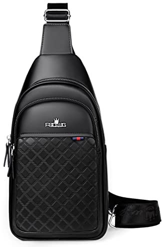 FSD.WG Sling Rucksack für Herren Brusttasche Crossbody Schultertaschen Reisetasche beutel für Männer mit wasserabweisend