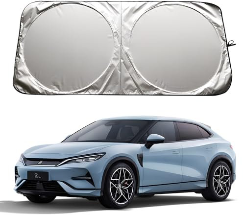 Parasol para Parabrisa Parasol Coche Delantero para Coche Parasoles Cubierta de Parabrisas Plegable contra el Calor y los Rayos UV del Sol para SUV Coche Grande o Pequeño (160 x 85cm)