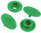50 Druckknöpfe rund Snaps Druckknopf Snap Button Knöpfe Farb- Größenwahl, Größe:12mm, Farbe:gelbgrün