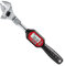 VPOER Cabezal de llave dinamométrica digital ajustable, llave dinamométrica electrónica de extremo abierto de 26.5-885 pulgadas con zumbador y LED, calibrada