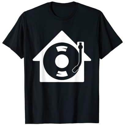 House Music DJ Plattenspieler T-Shirt Musikliebhaber Clubber T-Shirt