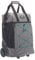 KEANU Einkaufstrolley Shopper XL Damen Herren Tasche Einkaufsroller Korb Handgepäck Flugreise Bahnreise Sauna - 40 Liter Grosse Räder - Farbauswahl (Grey Melange Turquoise Tension)