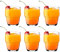 Glasmark KROSNO 1992 Juego De 6 Vasos Para Cócteles 300 ml Copa De Vidrio Para Agua Helado Postre Alto Brillo Transparencia Resistencia
