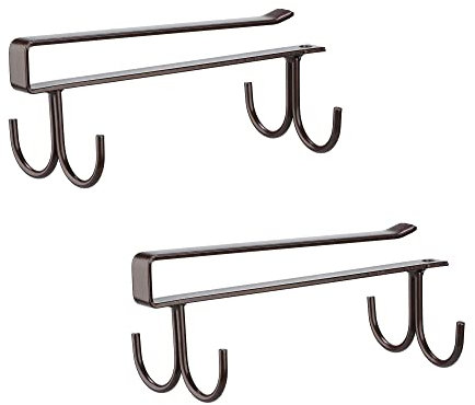 FOMANSH Il foro per il gancio degli attrezzi da cucina sotto il mobile non deve essere fissato con viti. Non è necessario appendere piccoli oggetti da cucina per risparmiare spazio acciaio inox